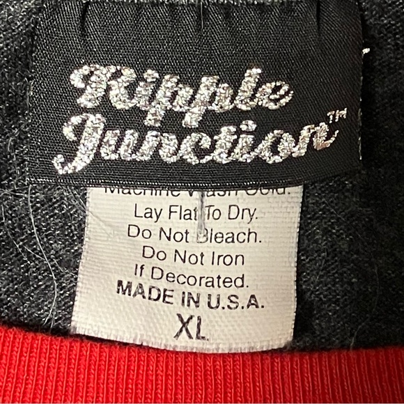 Ripple Junction Saved By The Bell Heart Throbs Gray Tee - Picture 6 of 7